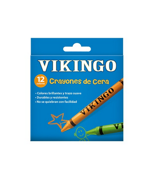 VIKINGO CRAYONES DELGADOS CJX12