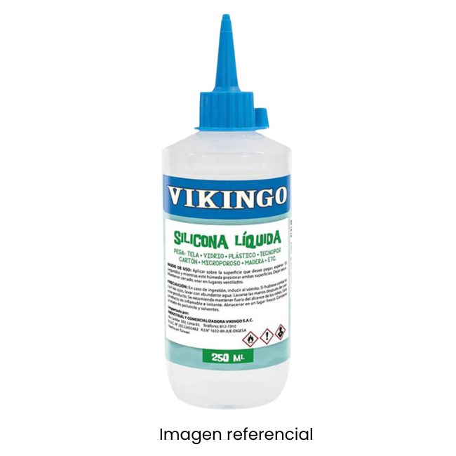 VIKINGO SILICONA LIQUIDA X 250 ML