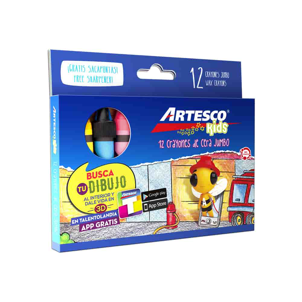 ARTESCO CRAYONES X 12 JUMBO