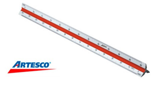 ARTESCO ESCALIMETRO DE 1/20 - 1/125