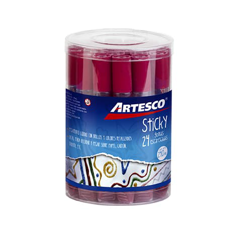 ARTESCO GOMA ESCARCH 10ML ROJO