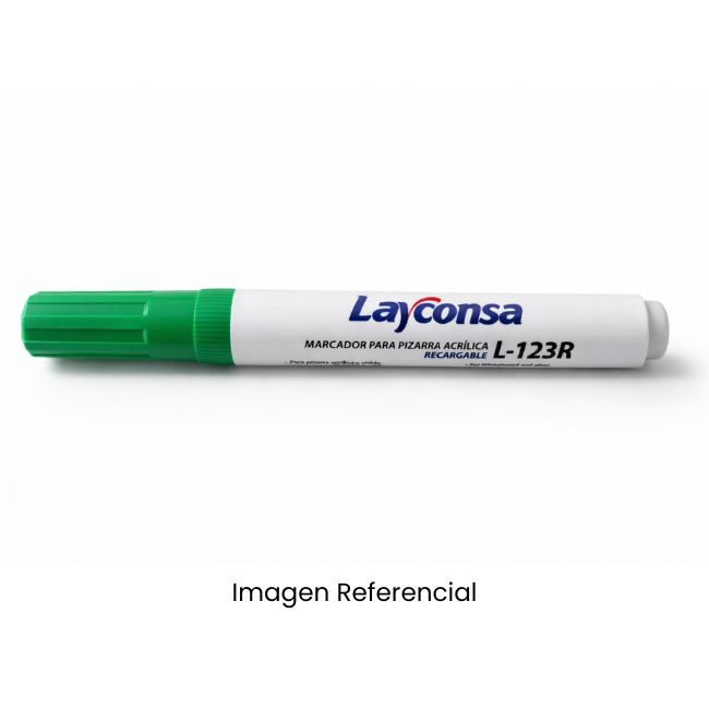 LAYCONSA PLUMON ACRILICO RECARGABLE  L-123R VERDE