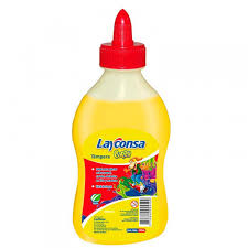 LAYCONSA TEMPERA 250ML AMARILLA CON DISPENSADOR