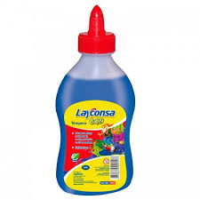 LAYCONSA TEMPERA 250ML AZUL CON DISPENSADOR