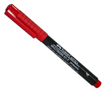 FABER CASTELL PLUMON PERMANENTE 421-F ROJO