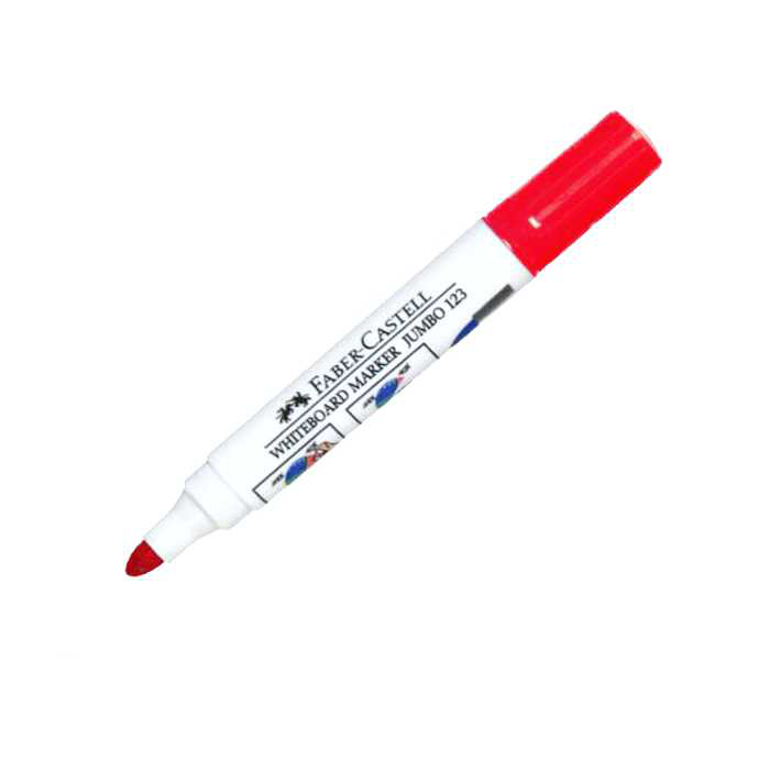 FABER CASTELL PLUMON ACRILICO JUMBO 123 ROJO