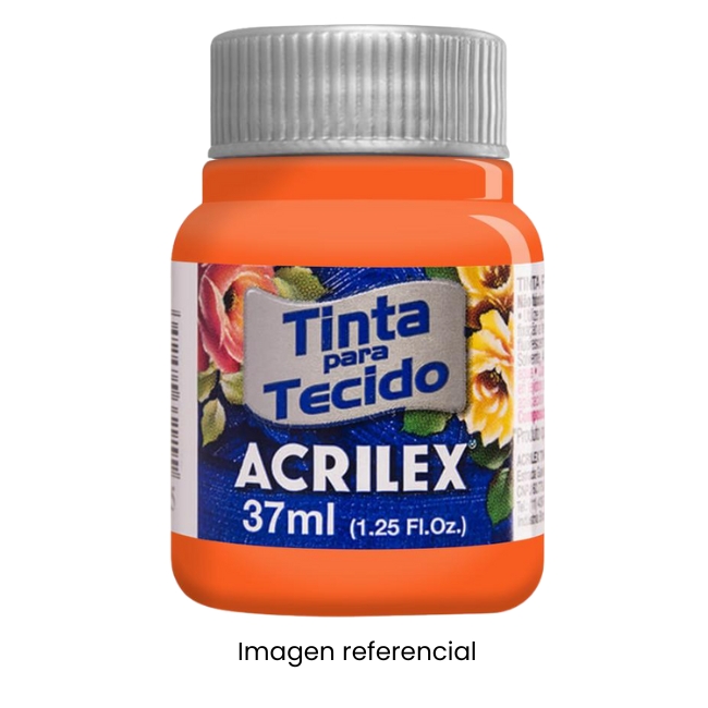 ACRILEX NARANJA 517 PINTURA PARA TELA 37 ML