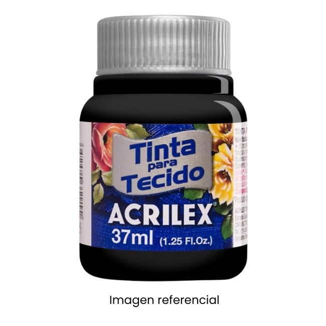 ACRILEX NEGRO PETRO 520 PINTURA PARA TELA 37 ML