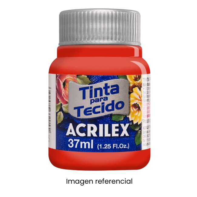 ACRILEX ROJO TOMATE 583 PINTURA PARA TELA 37 ML