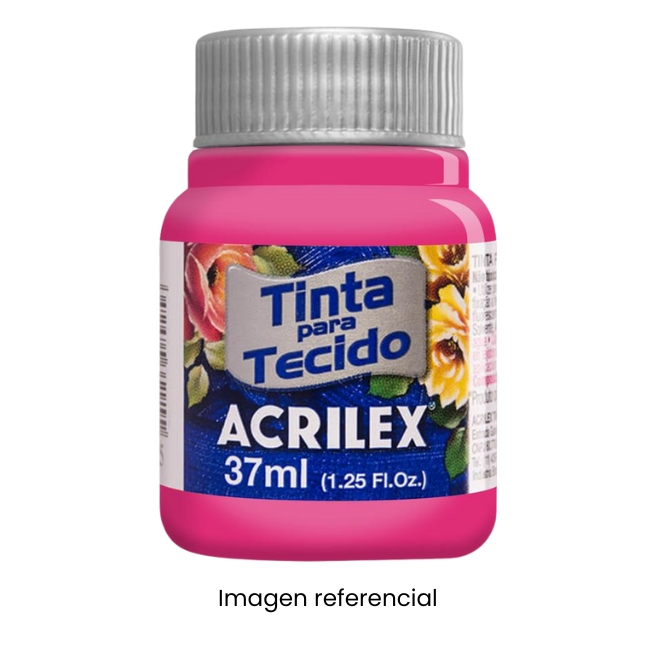 ACRILEX ROSADO ROSA 537 PINTURA PARA TELA 37 ML