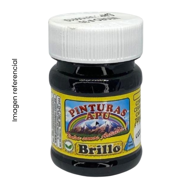 APU 30ML NEGRO BRILLO