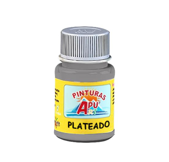 APU 30ML PLATEADO PERLADO