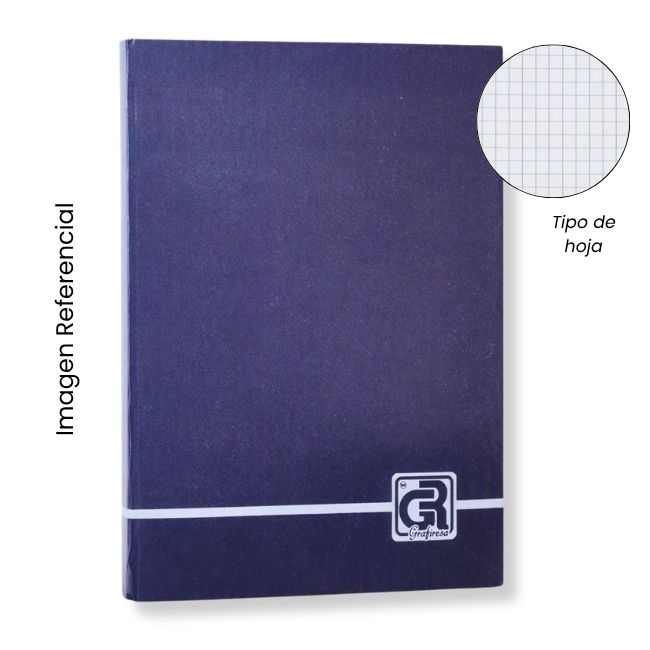 LIBRO DE ACTAS 100F (50HJ) CUADRICULADO