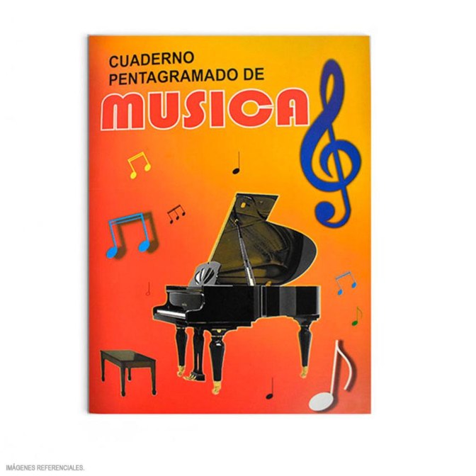 CUADERNO PENTAGRAMADO A4