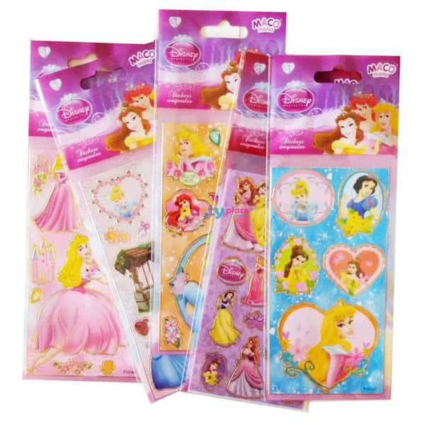 STICKER A4 SURTIDO BRILLANTE