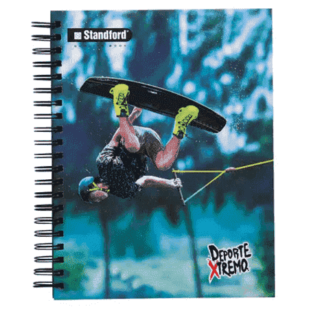STANDFORD CUADERNO ANILLADO A4 160HJ DEPORT