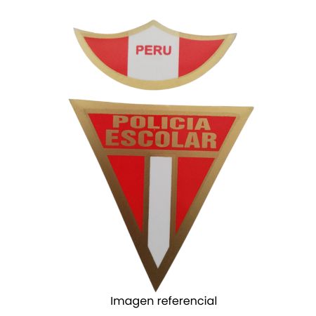 INSIGNIA POLICIA ESCOLAR + MEDIA LUNA