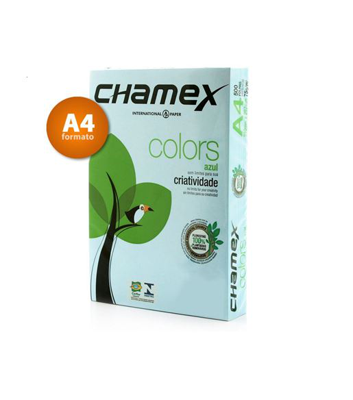 CHAMEX BOND A4 75GR 1/2MLL CELESTE