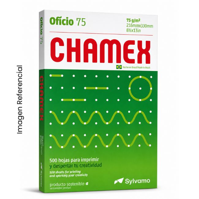 CHAMEX PAPEL BOND OF 75GR 1/2MLL FOTOC