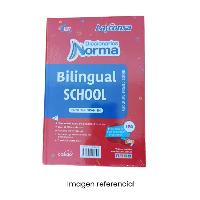 NORMA DICCIONARIO BILINGÜE INGLES-ESPAÑOL TAPA DURA 