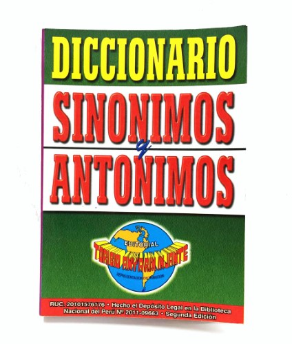 TAI DICC A6 SINONIMOS - ANTONIMOS Y PARONIMOS HOJAS BOND