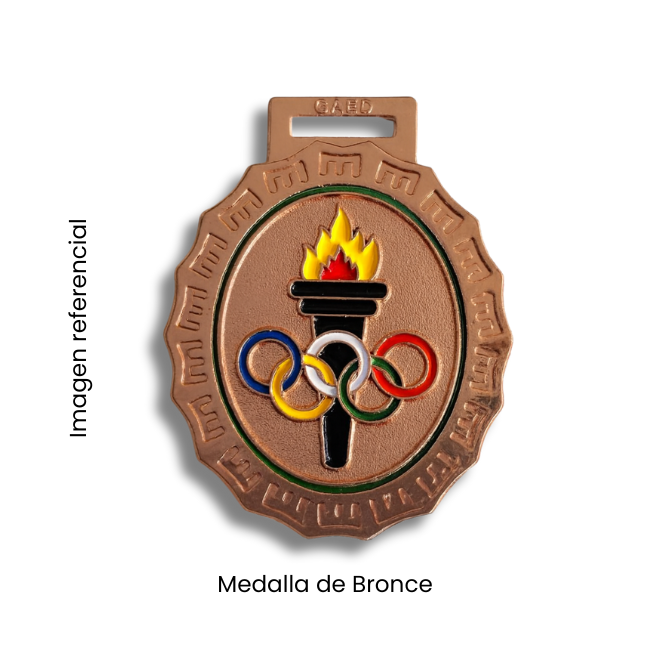 MEDALLA BRONCE SIN CINTA
