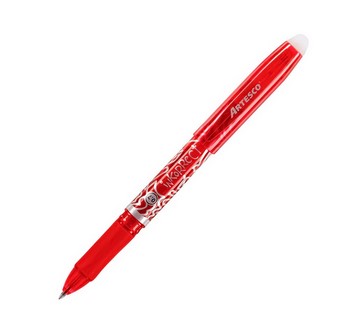 ARTESCO BOLIGRAFO BORRABLE TINTA GEL INKORRECT ROJO