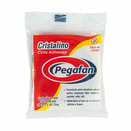 PEGAFAN CINTA ADH CRISTAL 3/4X50YDS