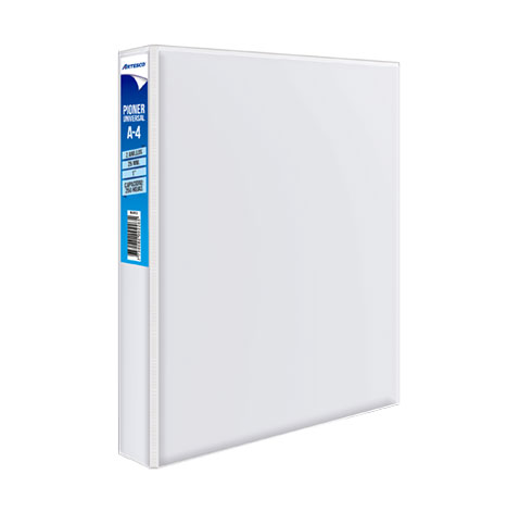 ARTESCO PIONER A4 2 ANILL 25MM PLASTIF BLANCO