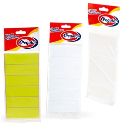 PEGAFAN ETIQUETA PRECIO 23.5X76MM AMARILLO SBRX100