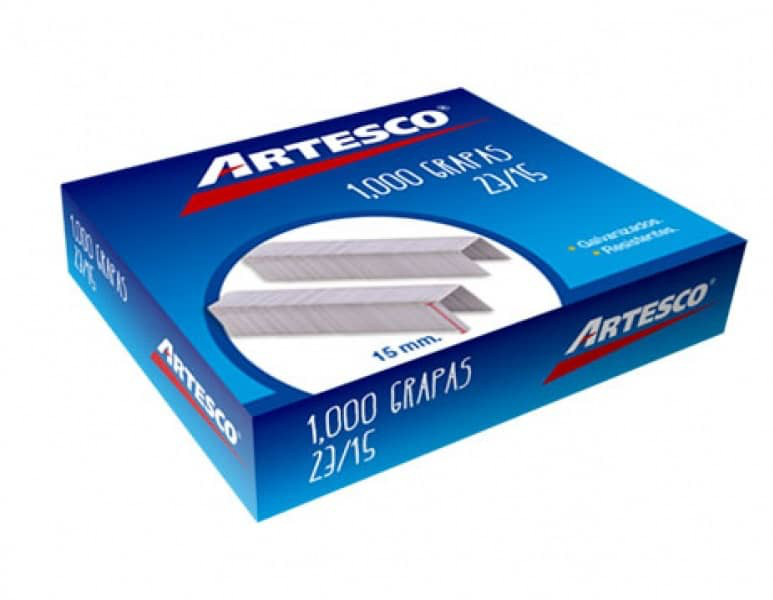 ARTESCO GRAPAS 23/15 CAJA X 1000 UND
