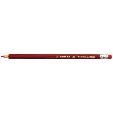 FABER CASTELL LAPIZ CHEQUEO C/B ROJO CJX12