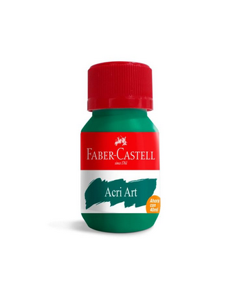 FABER CASTELL PINTURA ACRILICA BRILLANTE 40ML VERDE