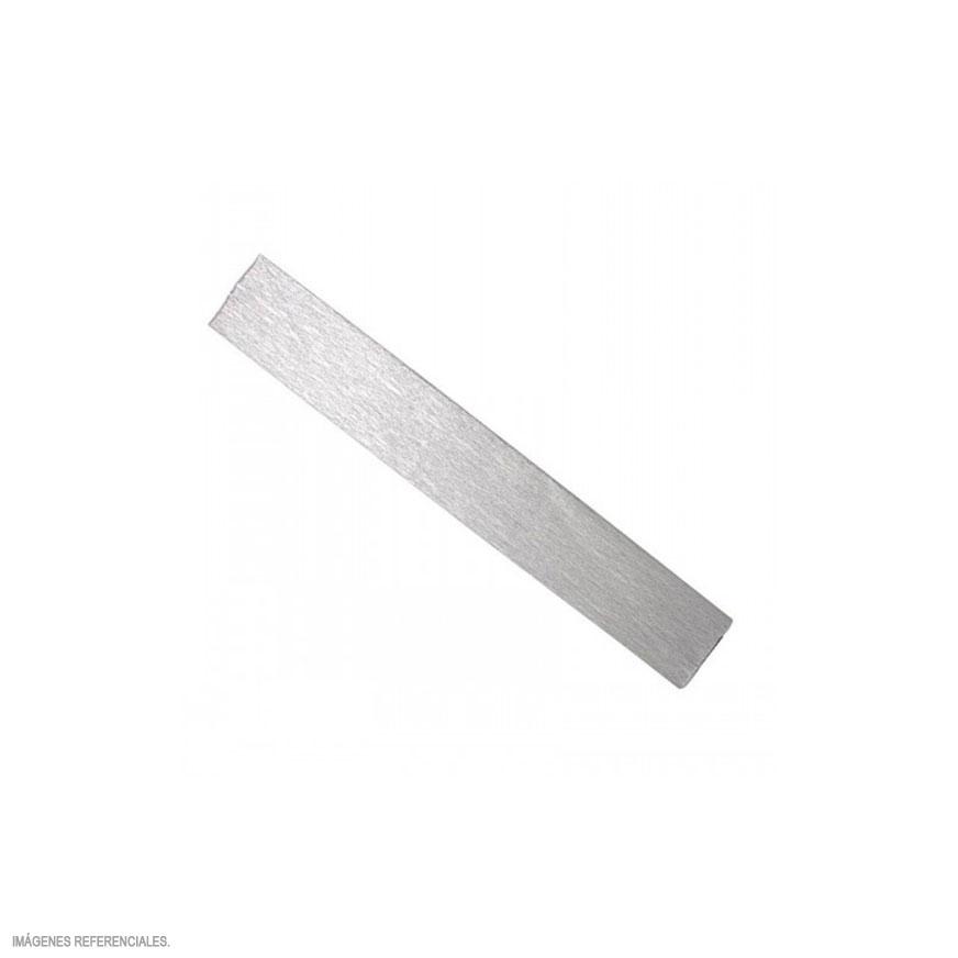 PAPEL CREPE METALICO PLATEADO