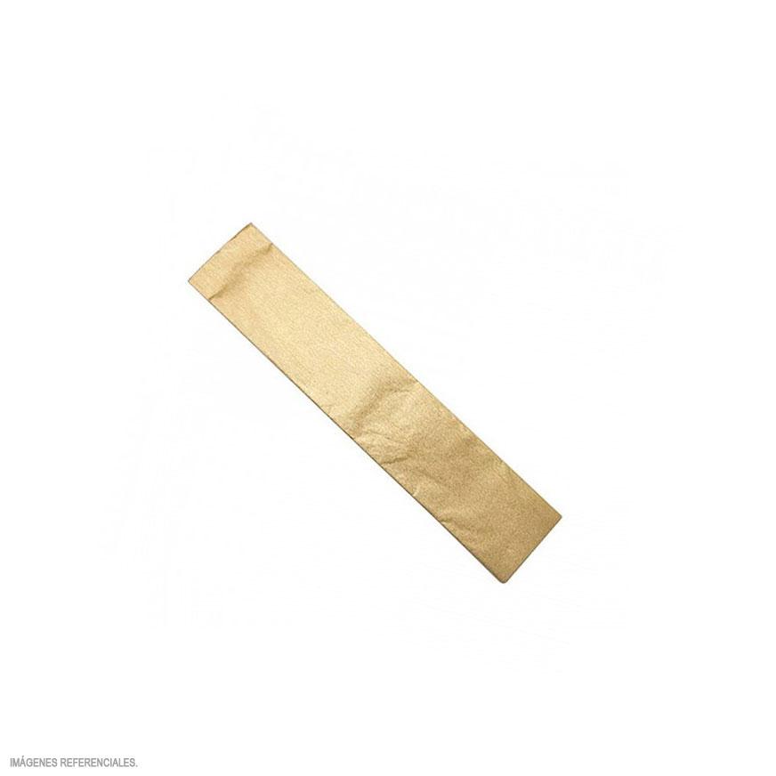 PAPEL CREPE METALICO DORADO