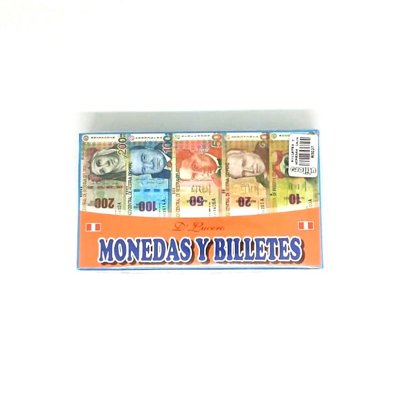 BILLETES Y MONEDAS EN CAJA