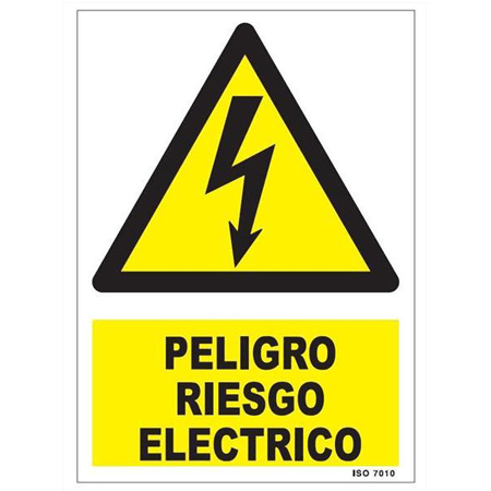 SEÑAL ADH ATENCIÓN RIESGO ELECTRICO