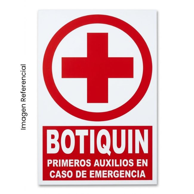 SEÑAL ADHESIVA BOTIQUIN A4
