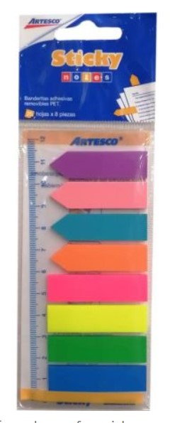 ARTESCO BANDERITAS NEON SURT