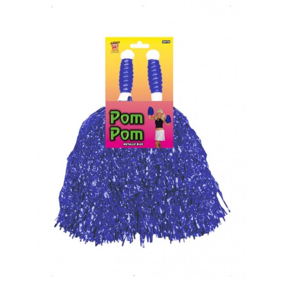 POM POM METALICO AZUL