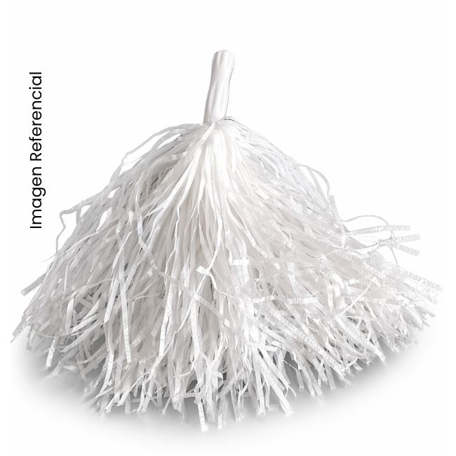 POM POM METALICO BLANCO UND