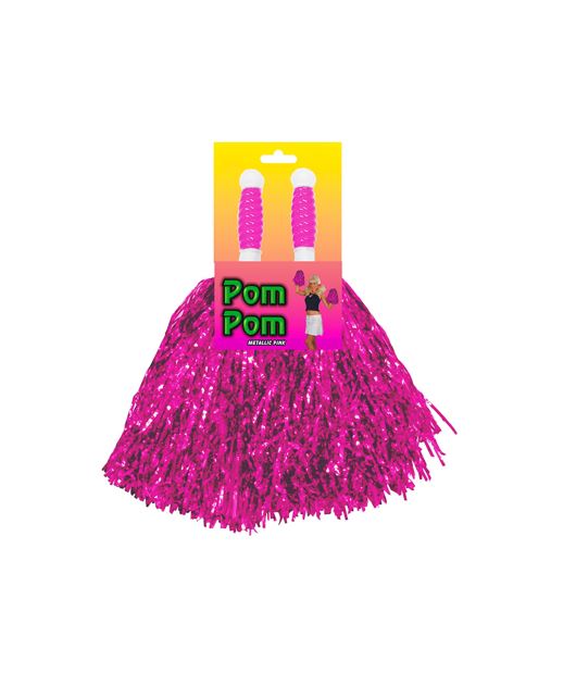 POM POM METALICO FUCSIA UND