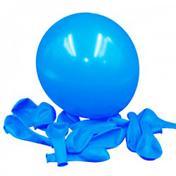 GLOBOS #7 BSAX100 AZUL