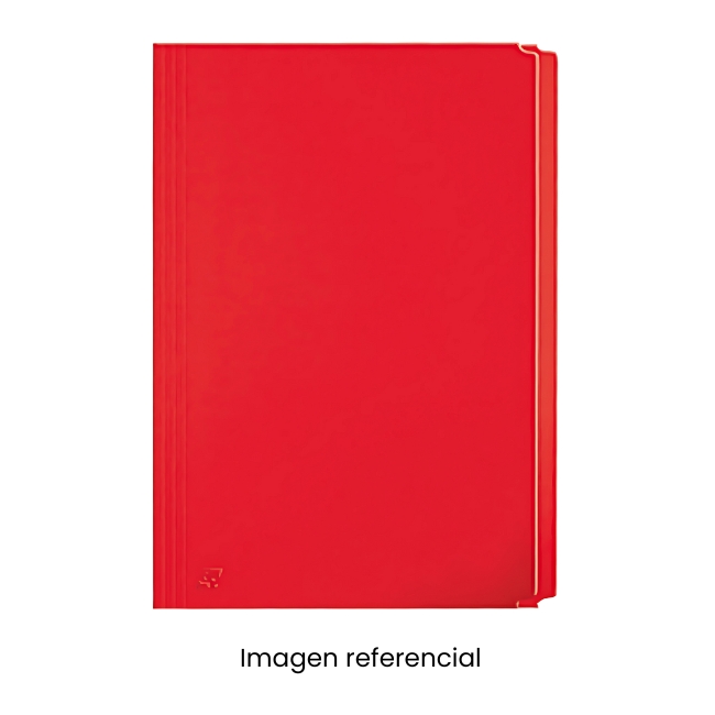 FOLDER MANILA A4 PQTX25 ROJO