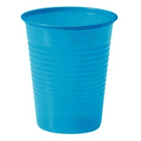 VASO PLASTICO CELESTE