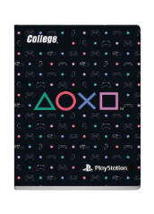 COLLEGE CUADERNO A4 CUADRICULADO PLAY STATION 80 HOJAS