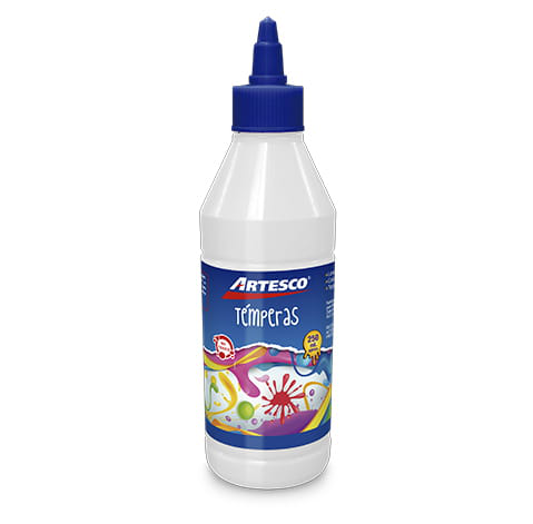 ARTESCO TEMPERA 250ML BLANCO CON APLICADOR