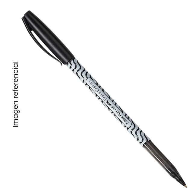 FABER CASTELL LAPICERO 032-M FUN NEGRO