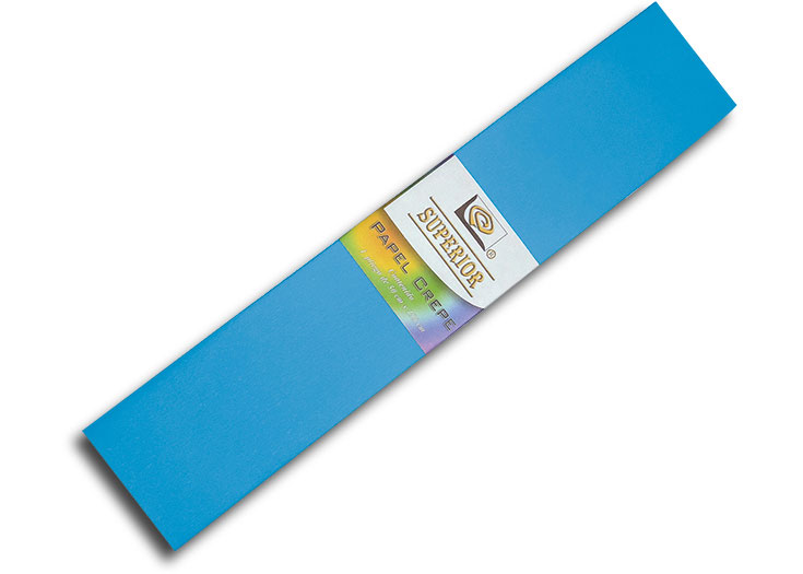 PAPEL CREPE CELESTE 50X1.50CM