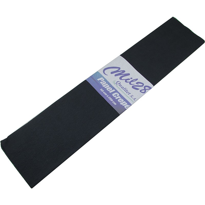 PAPEL CREPE NEGRO 50X1.50CM